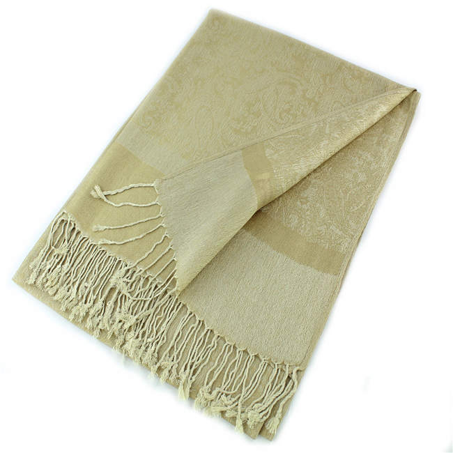 018_28- One Piece Paisley Print Pashmina Shawl Scarf