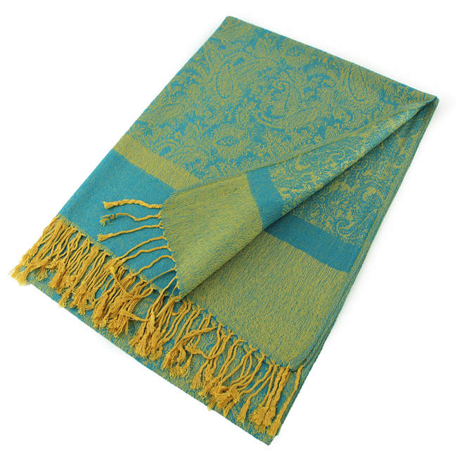 018_52 One Piece Paisley Print Pashmina Shawl Scarf