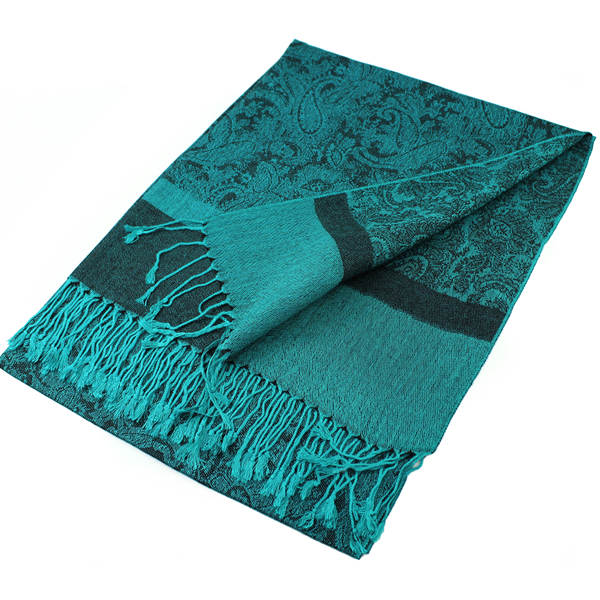 018_73 One Piece Paisley Print Pashmina Shawl Scarf