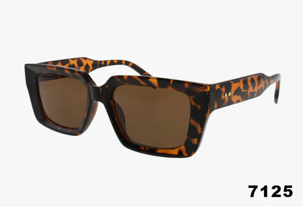 7125 - Wholesale Classic Square Framed Sunglasses