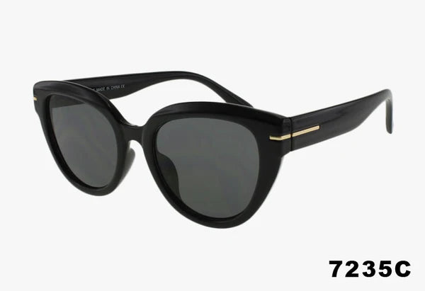 7235C - Wholesale Fashion Cat Eye Frame Sunglasses