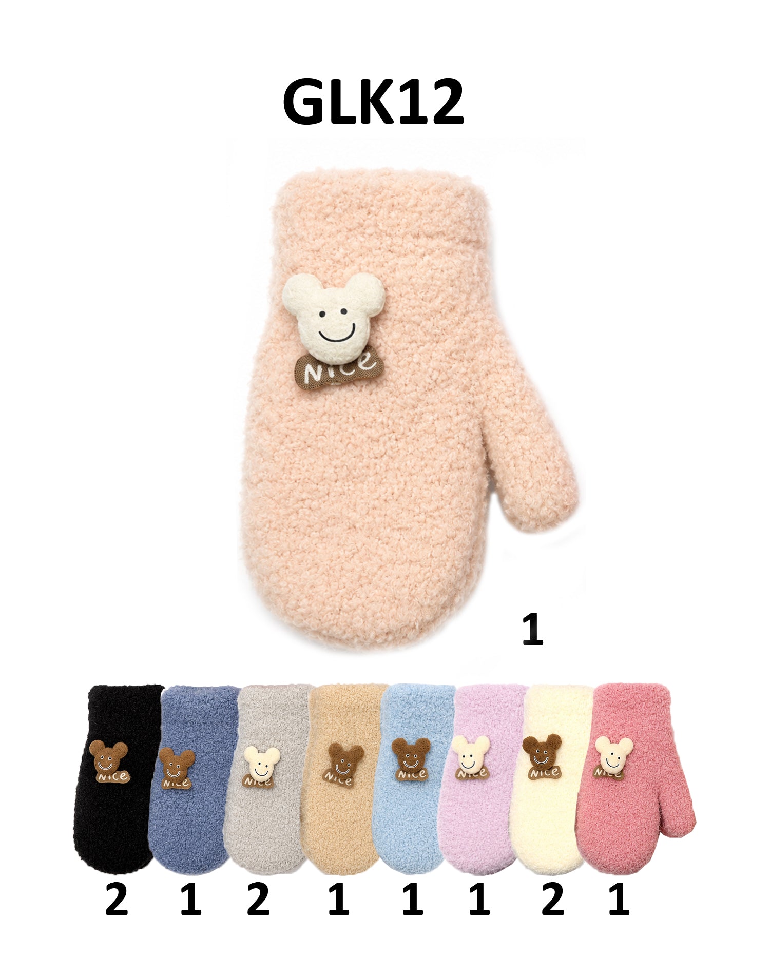 GLK12 - One Dozen Kids Gloves