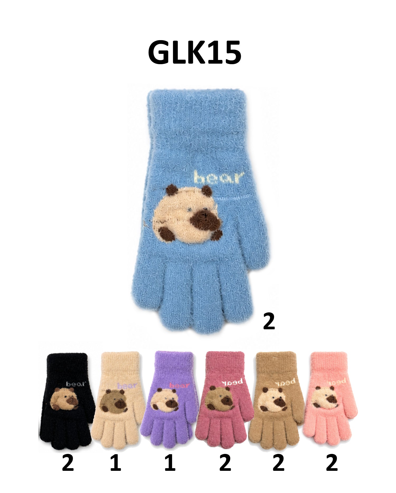 GLK15 - One Dozen Kids Gloves