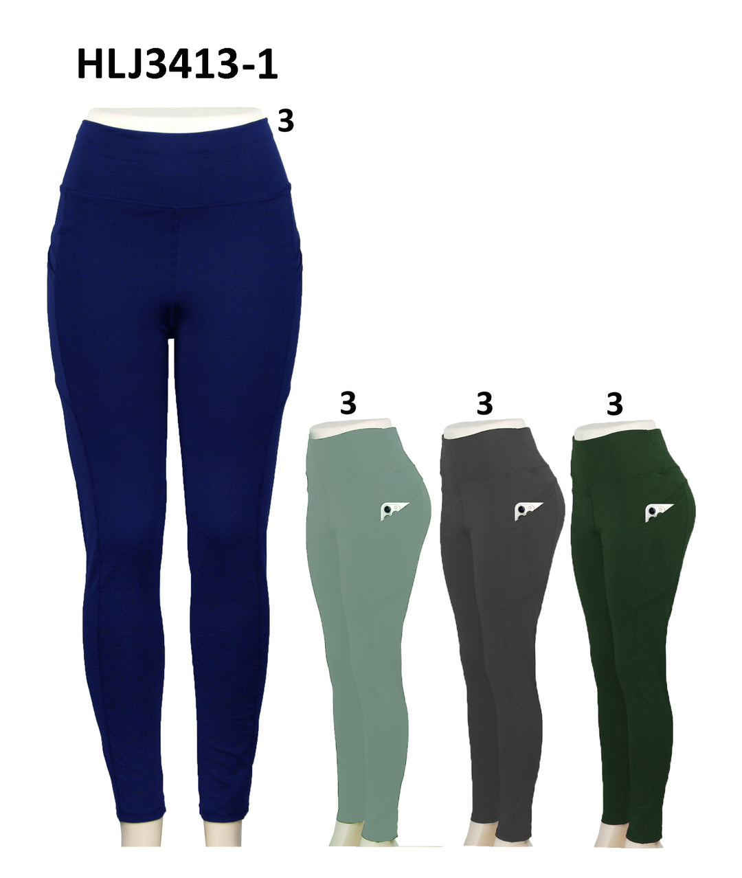 HLJ3413 - One Dozen Active Wear