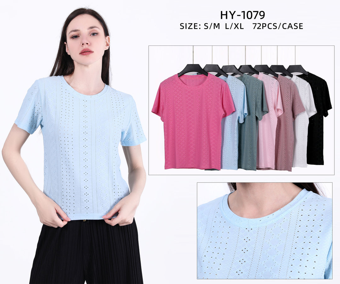HY1079 - One Dozen Fashion T-Shirt Mix Colors &amp; Mix Sizes