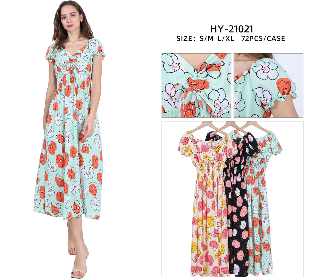 HY21021 - One Dozen Dress Mix Colors & Mix Sizes