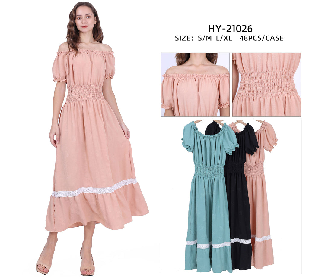 HY21026 - One Dozen Dress Mix Colors &amp; Mix Sizes