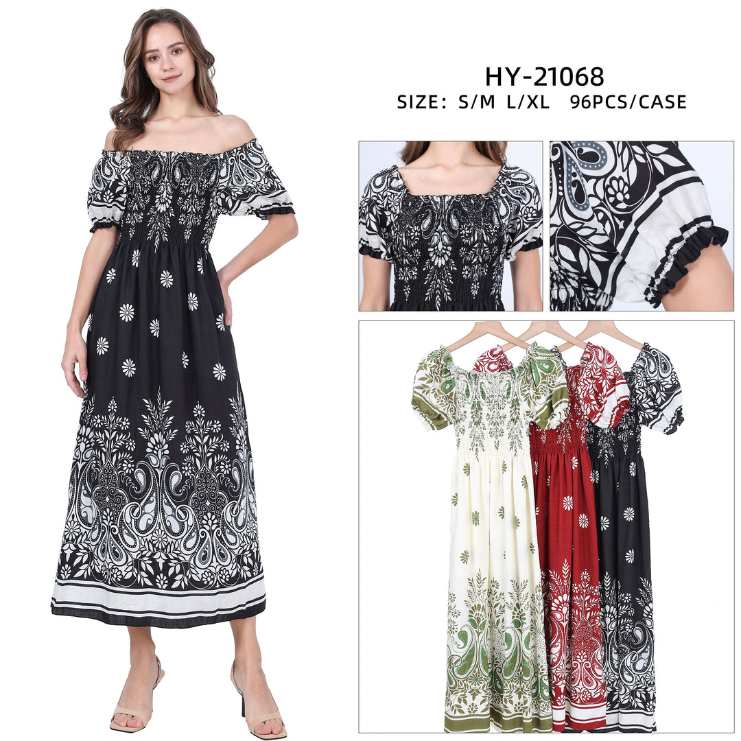 HY21068 - One Dozen Dress Mix Colors &amp; Mix Sizes