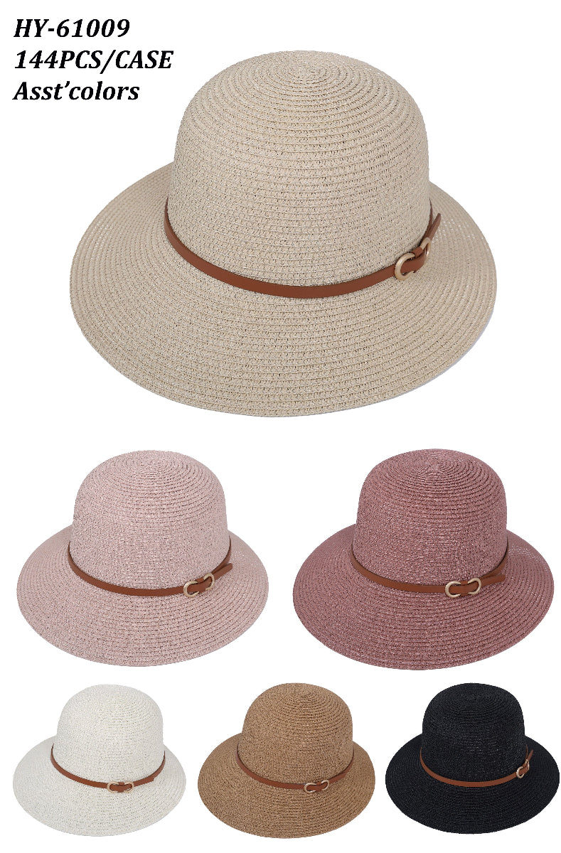 HY61009 - One Dozen Straw Sun Hats