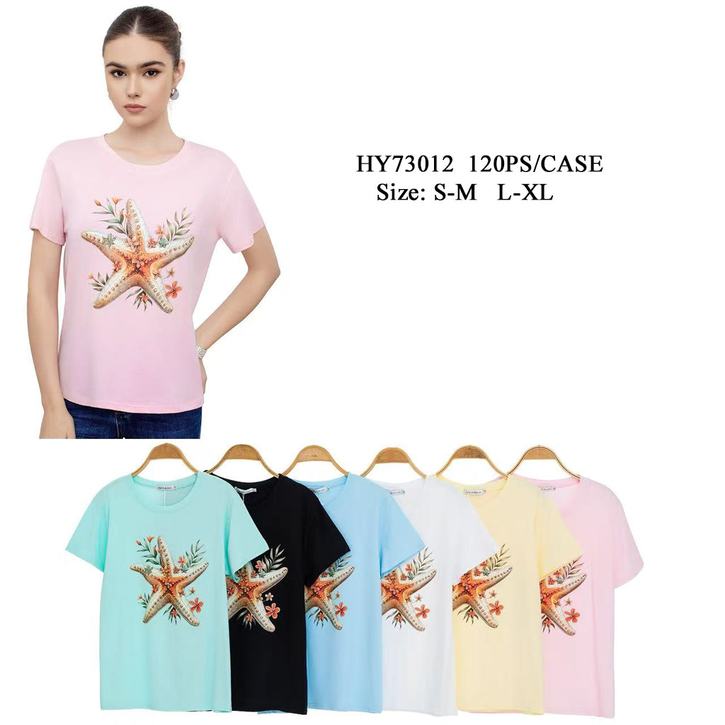 HY73012 - One Dozen Fashion T-Shirt Mix Colors &amp; Mix Sizes