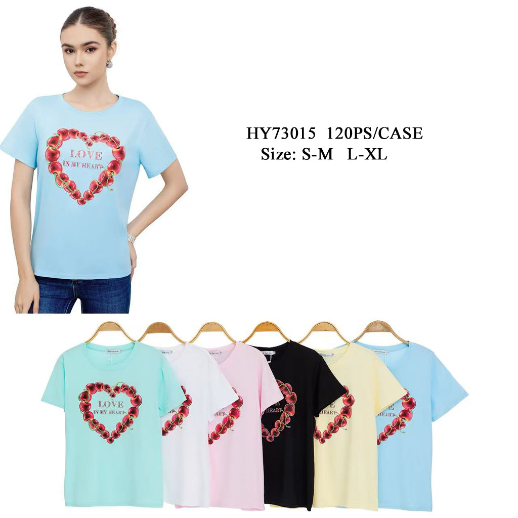 HY73015 - One Dozen Fashion T-Shirt Mix Colors &amp; Mix Sizes