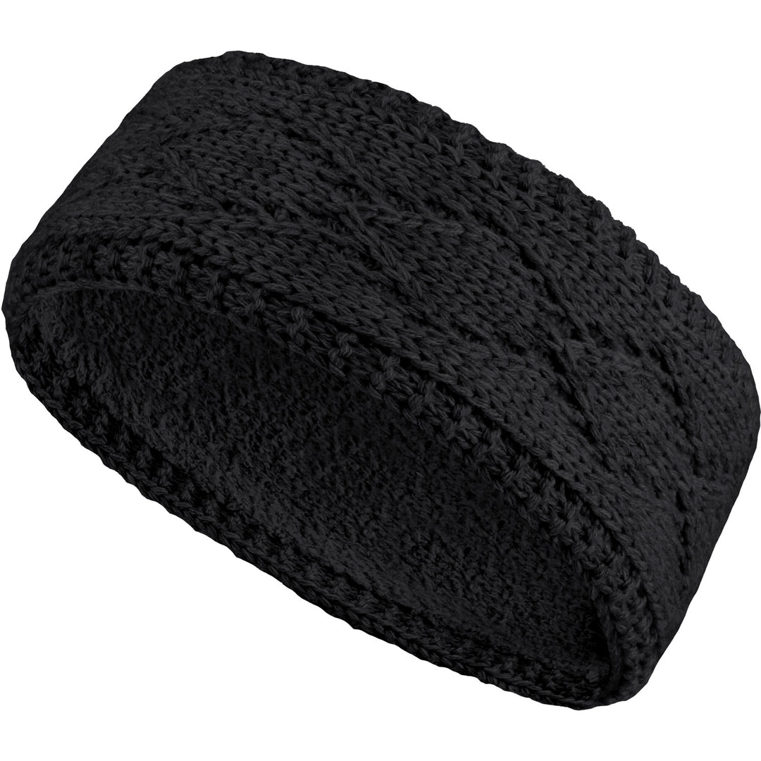JB507C - One Dozen Knitted Chenille Lined Headband