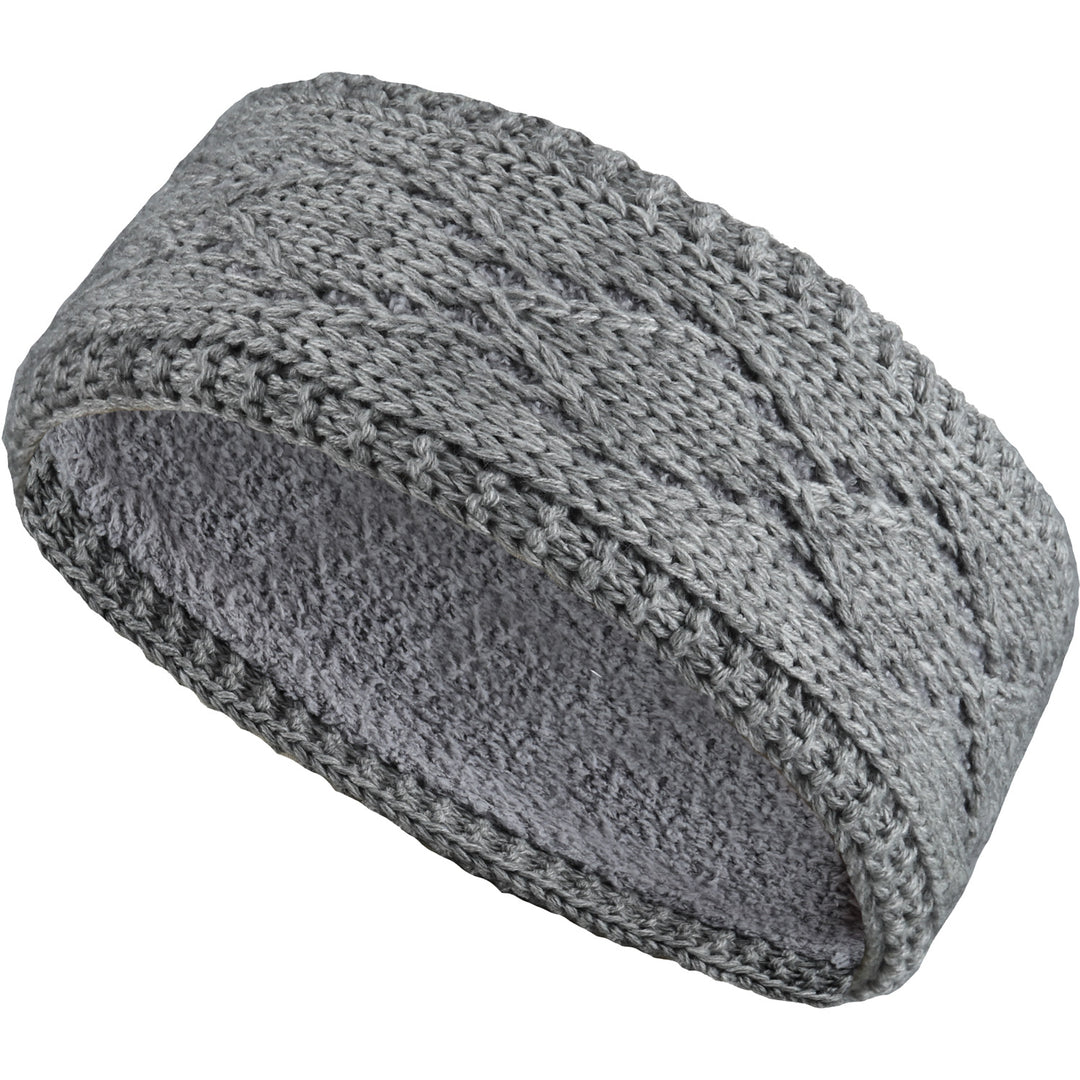 JB507C - One Dozen Knitted Chenille Lined Headband