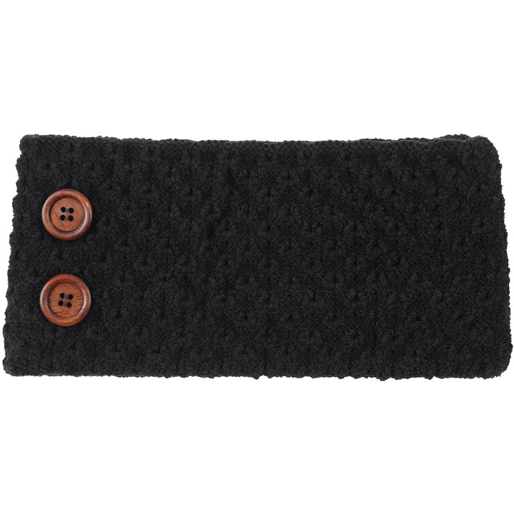 JB624 - One Dozen Knitted Fuzzy Lined Ear Warmer Headband