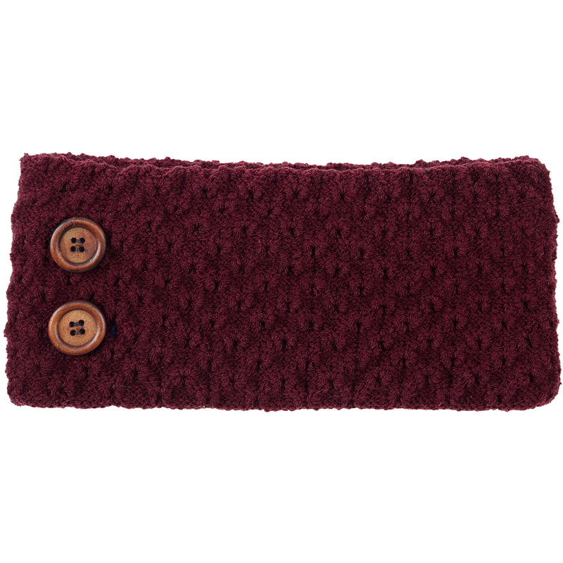 JB624 - One Dozen Knitted Fuzzy Lined Ear Warmer Headband