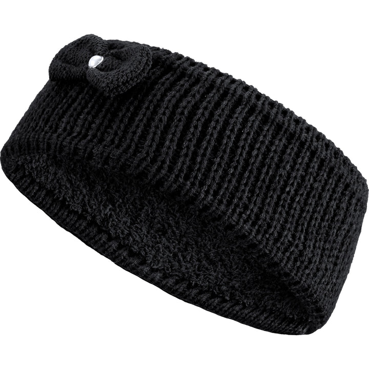 JB704 - One Dozen Knitted Fuzzy Lined Ear Warmer Headband