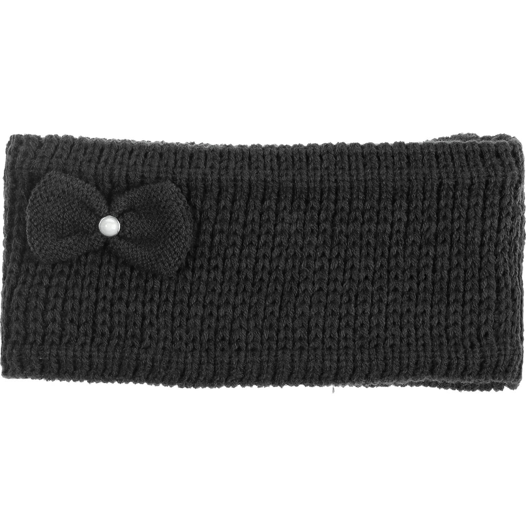JB704 - One Dozen Knitted Fuzzy Lined Ear Warmer Headband