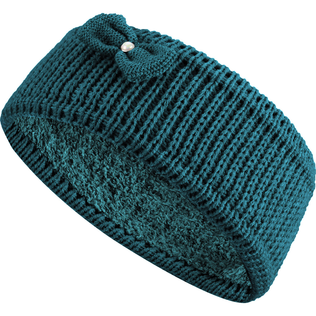 JB704 - One Dozen Knitted Fuzzy Lined Ear Warmer Headband