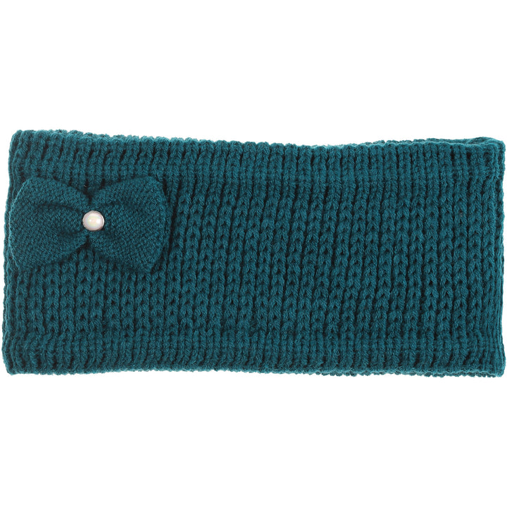 JB704 - One Dozen Knitted Fuzzy Lined Ear Warmer Headband