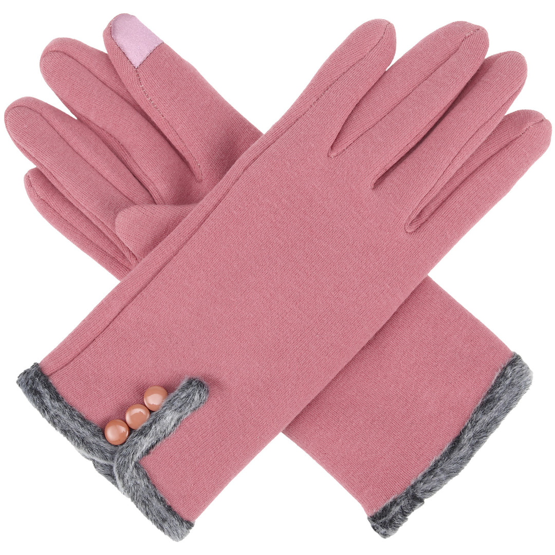 JG767 - One Dozen Ladies Fleece Texting Gloves
