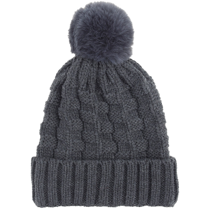 JH664 - One Dozen Knit Hat with PomPom