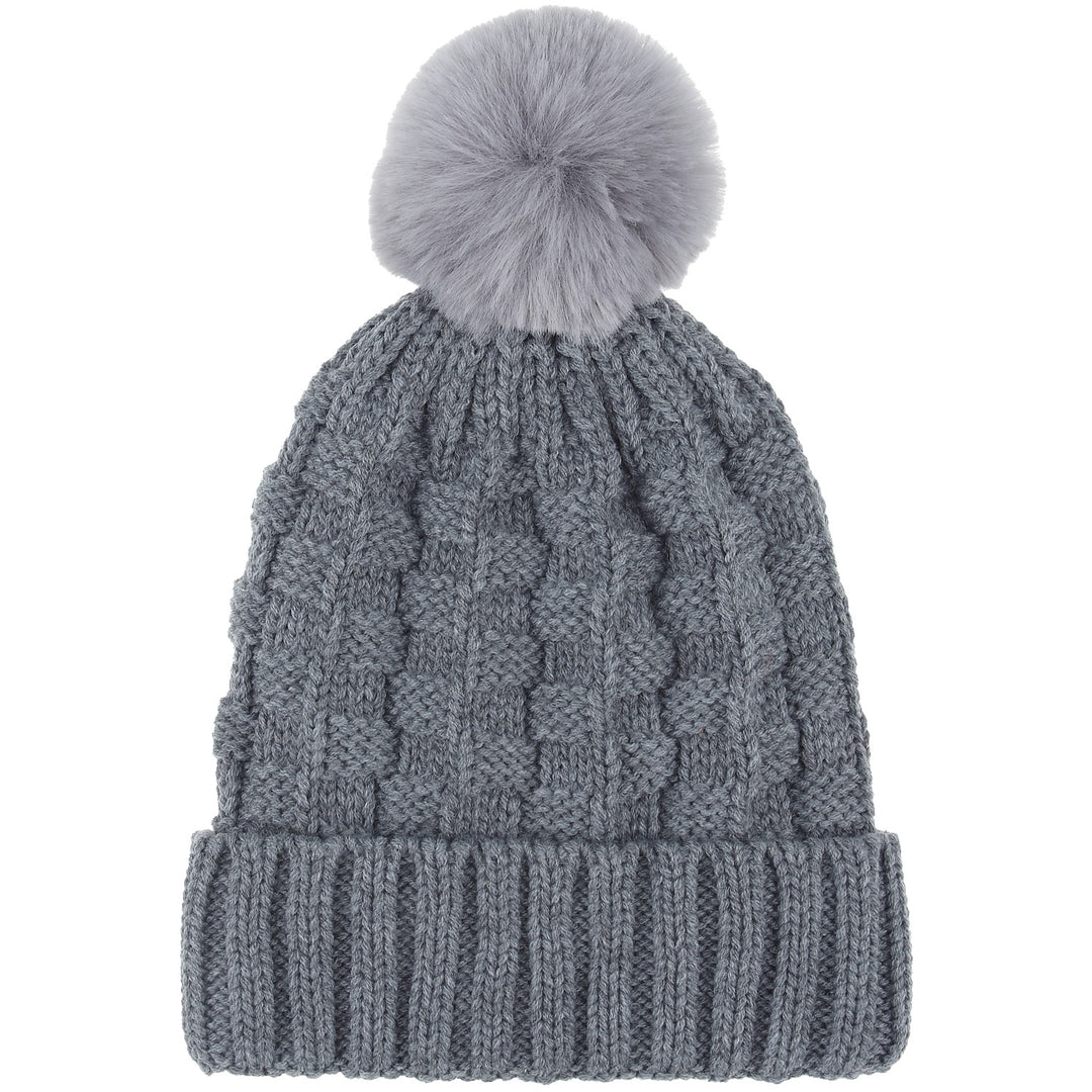 JH664 - One Dozen Knit Hat with PomPom