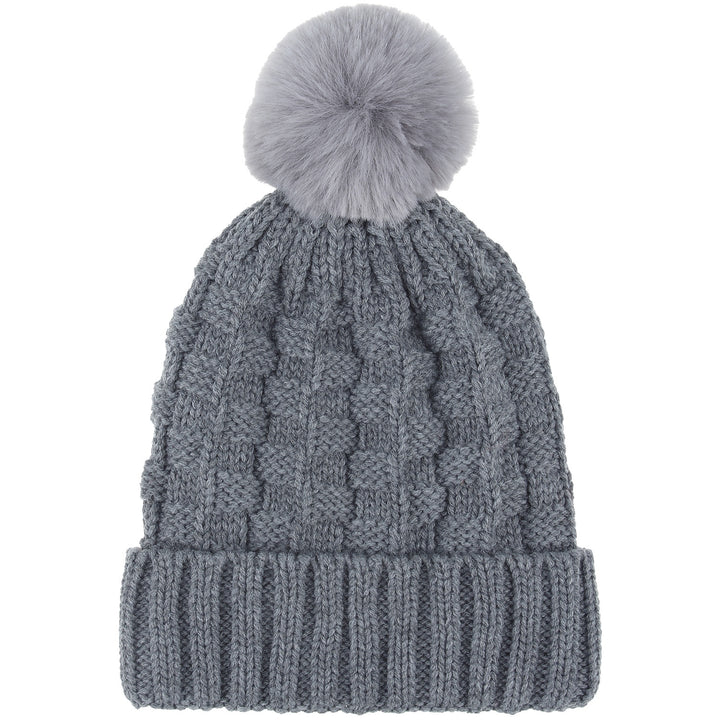 JH664 - One Dozen Knit Hat with PomPom