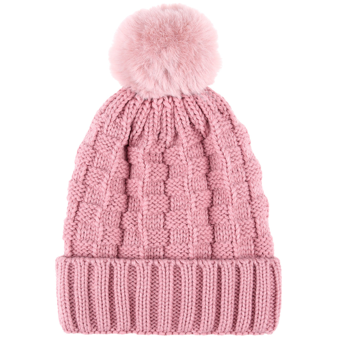 JH664 - One Dozen Knit Hat with PomPom