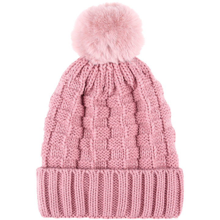JH664 - One Dozen Knit Hat with PomPom