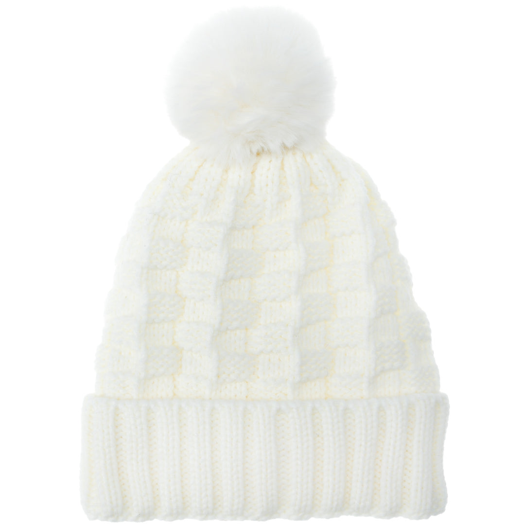 JH664 - One Dozen Knit Hat with PomPom
