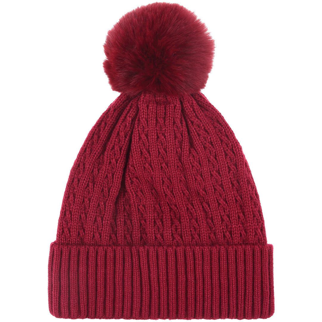 JH666 - One Dozen Knit Hat with PomPom