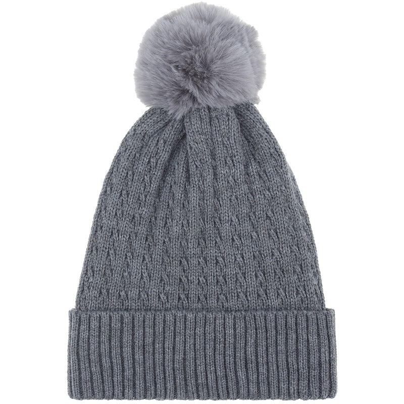 JH666 - One Dozen Knit Hat with PomPom