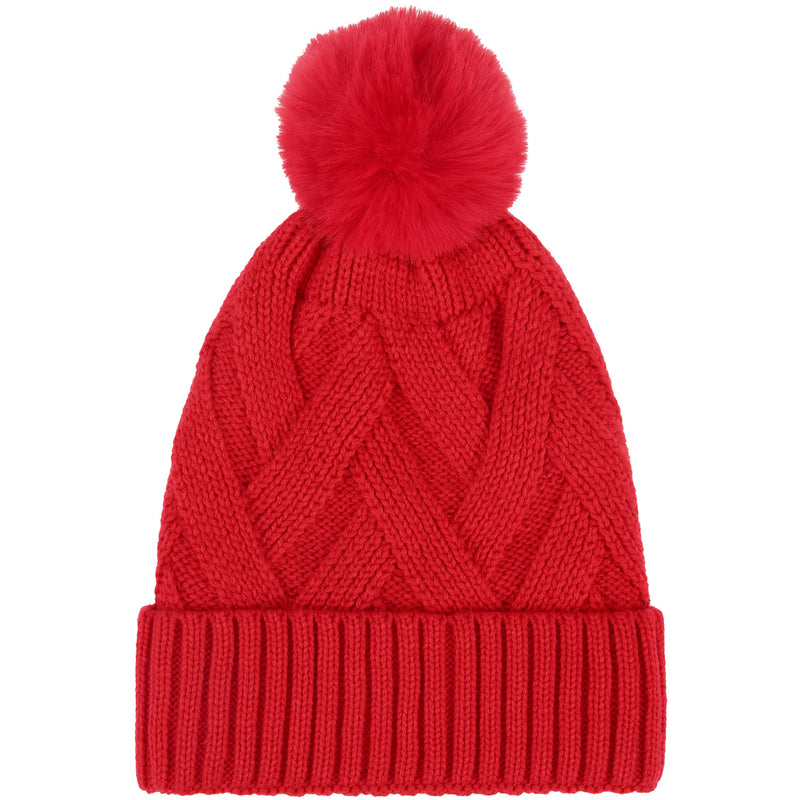 JH667 - One Dozen Knit Hat with PomPom