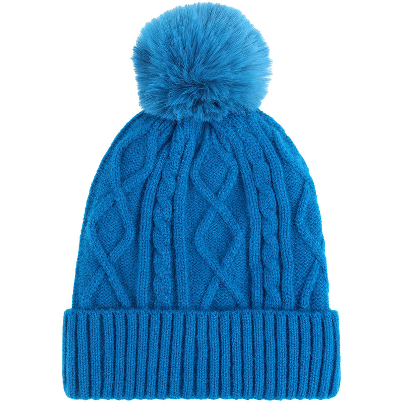 JH670 - One Dozen Knit Hat with PomPom