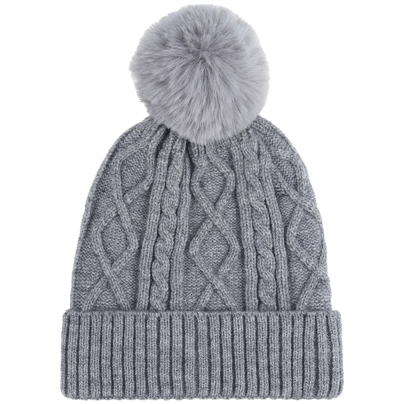 JH670 - One Dozen Knit Hat with PomPom