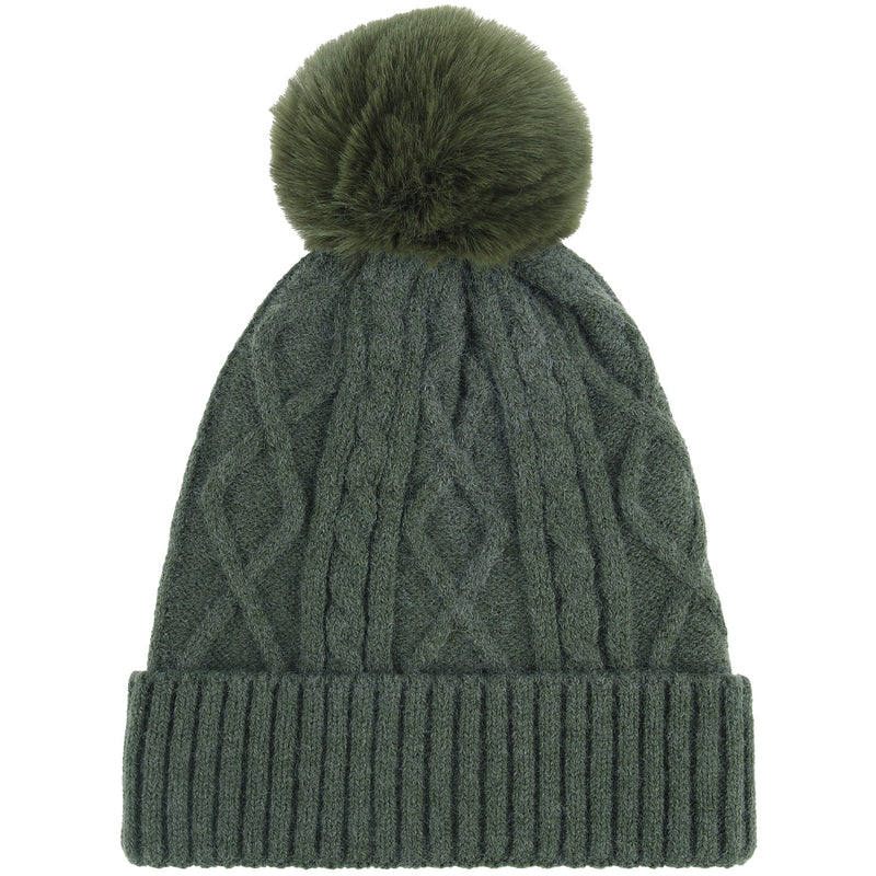 JH670 - One Dozen Knit Hat with PomPom