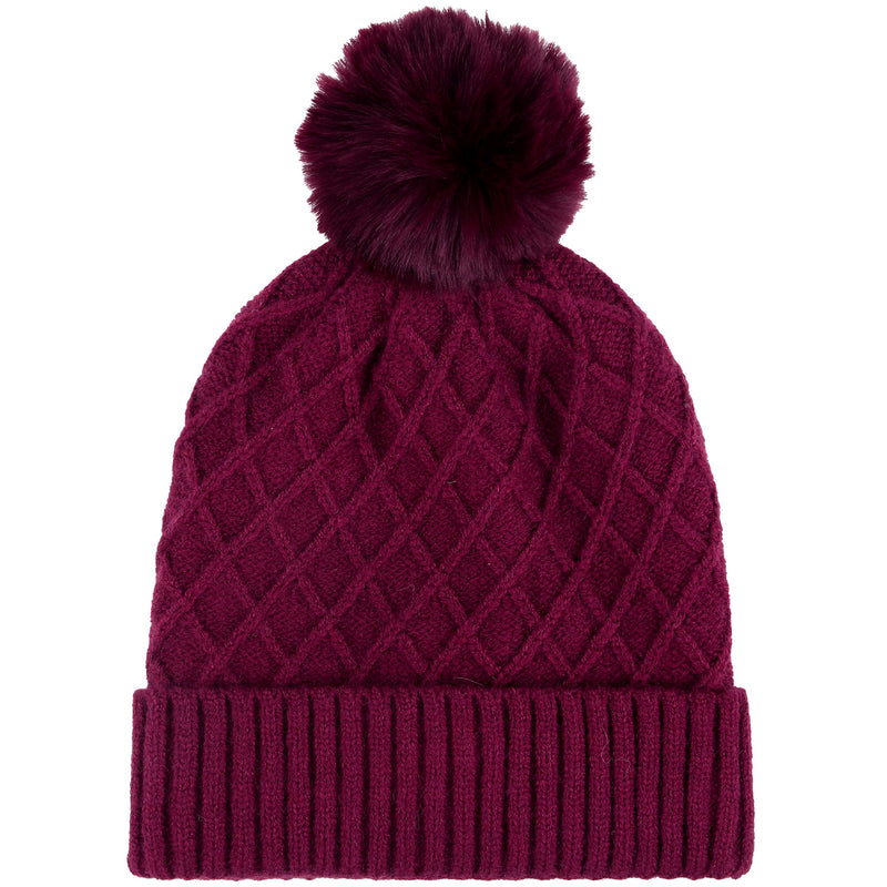 JH673 - One Dozen Knit Hat with PomPom