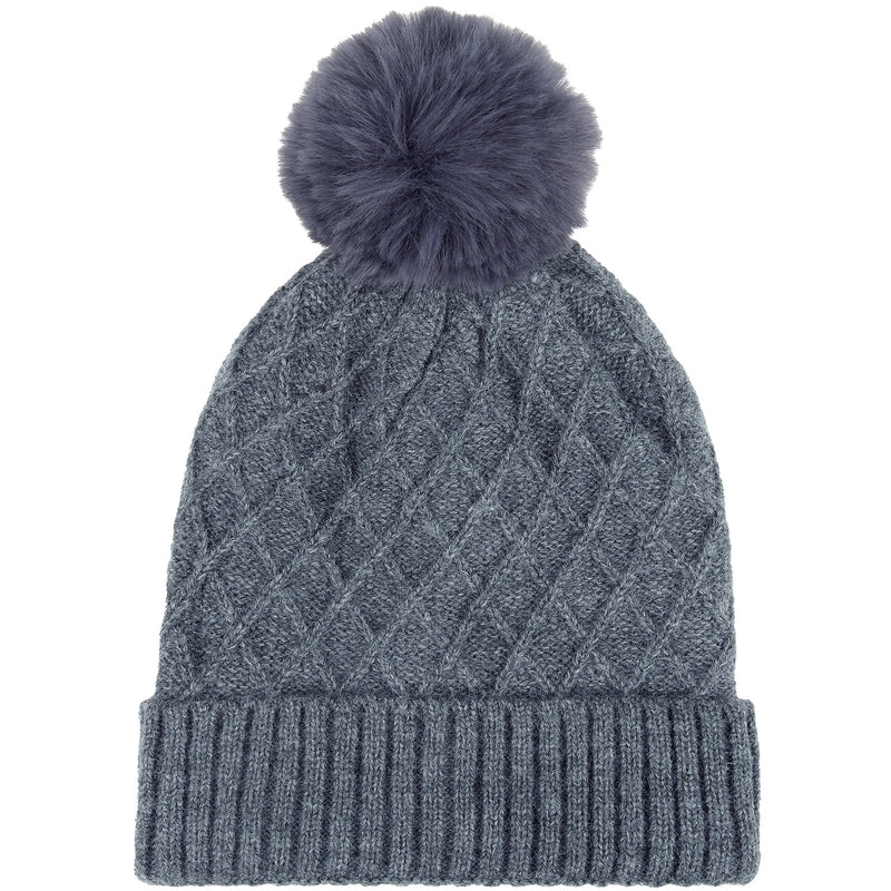 JH673 - One Dozen Knit Hat with PomPom