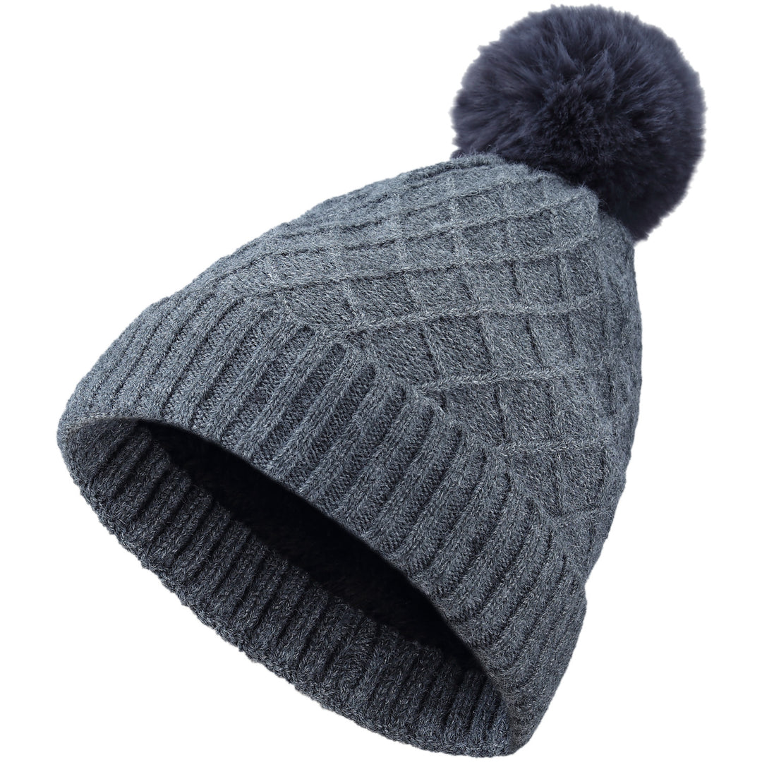 JH673 - One Dozen Knit Hat with PomPom