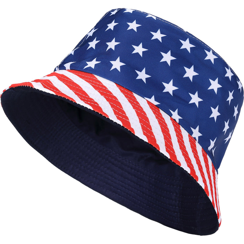 JH889_AMERICAN FLAG - One Piece Hats