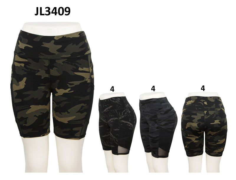 JL3409 - One Dozen Active Wear Shorts