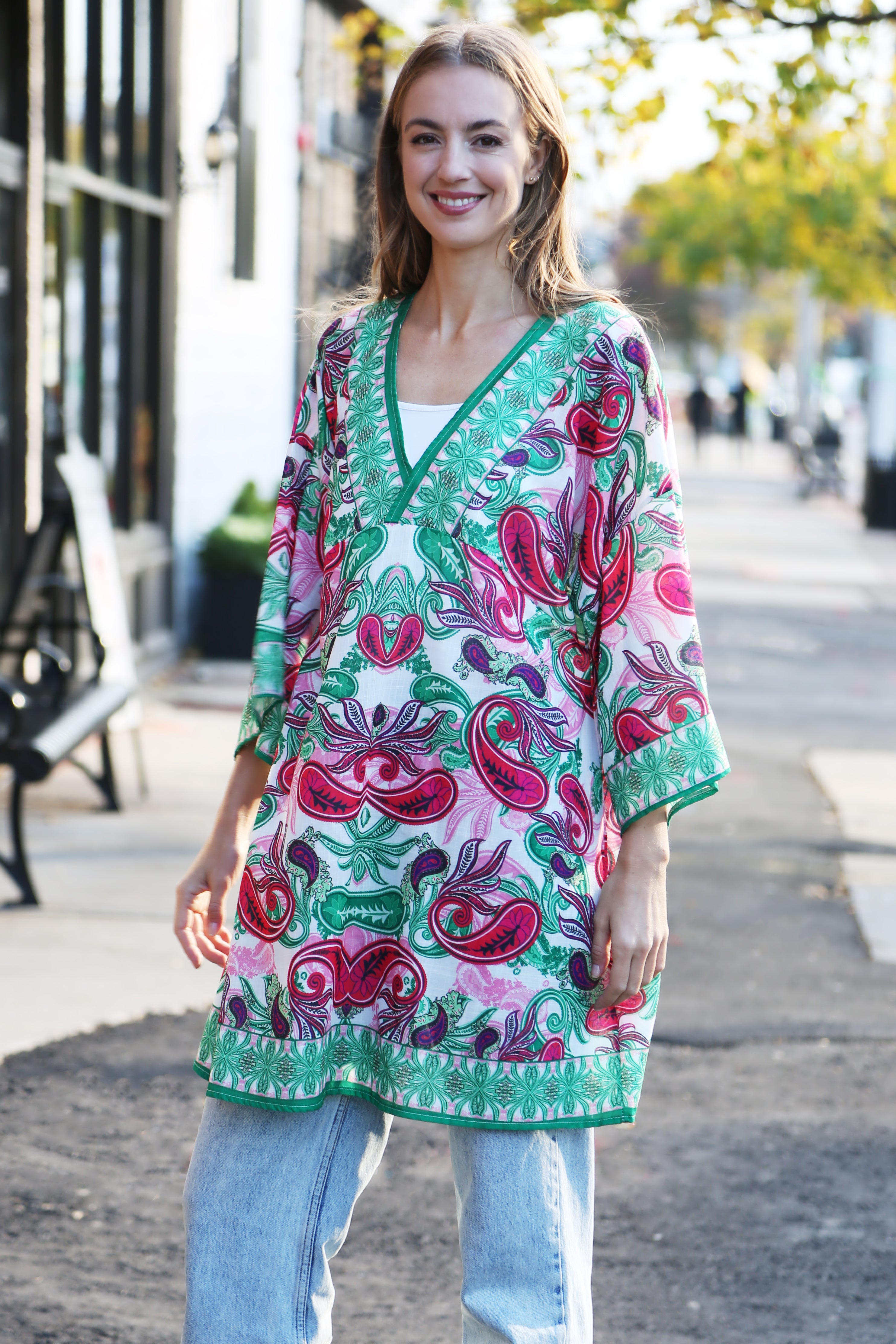 JP5101 - ONE Piece Floral COLOR LONG COVER-UP Dress