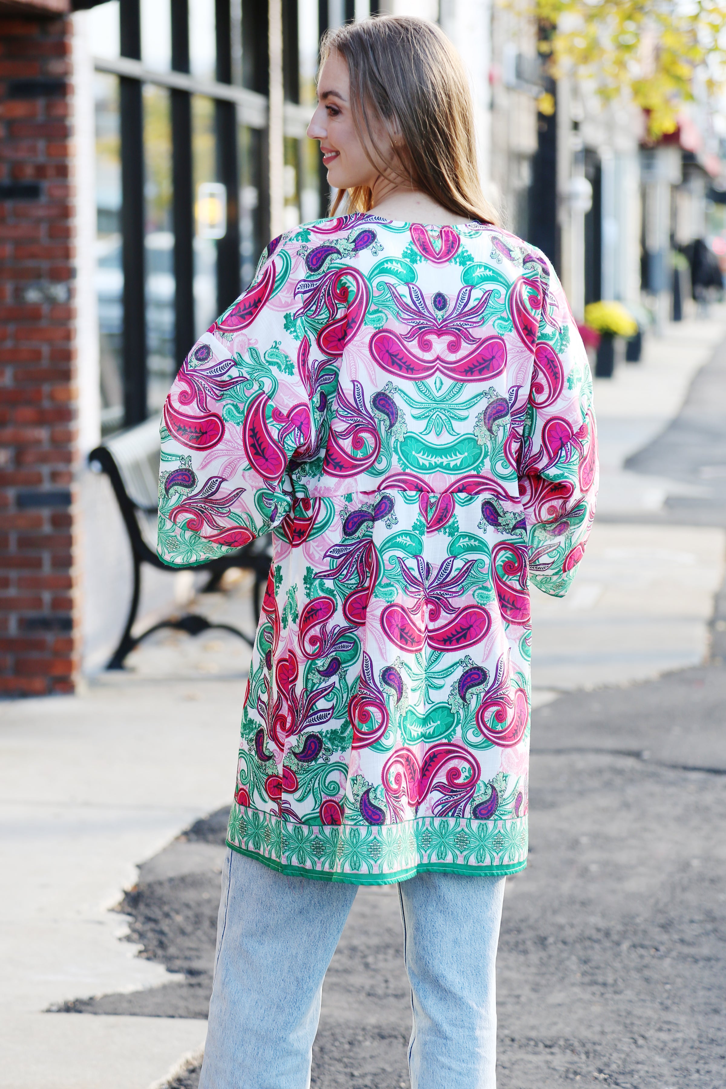 JP5101 - ONE Piece Floral COLOR LONG COVER-UP Dress