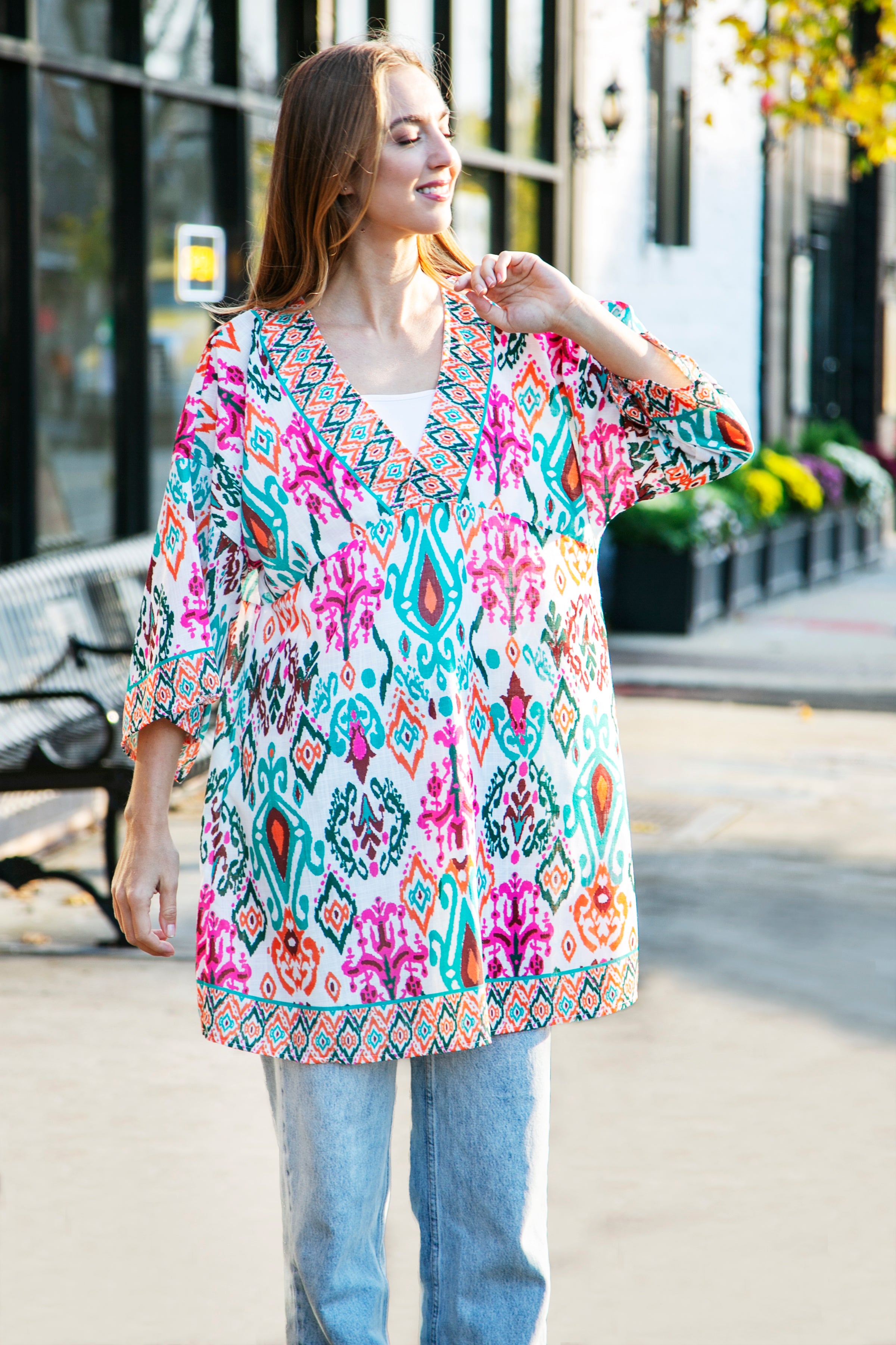 JP5109 - ONE Piece Floral COLOR LONG COVER-UP Dress