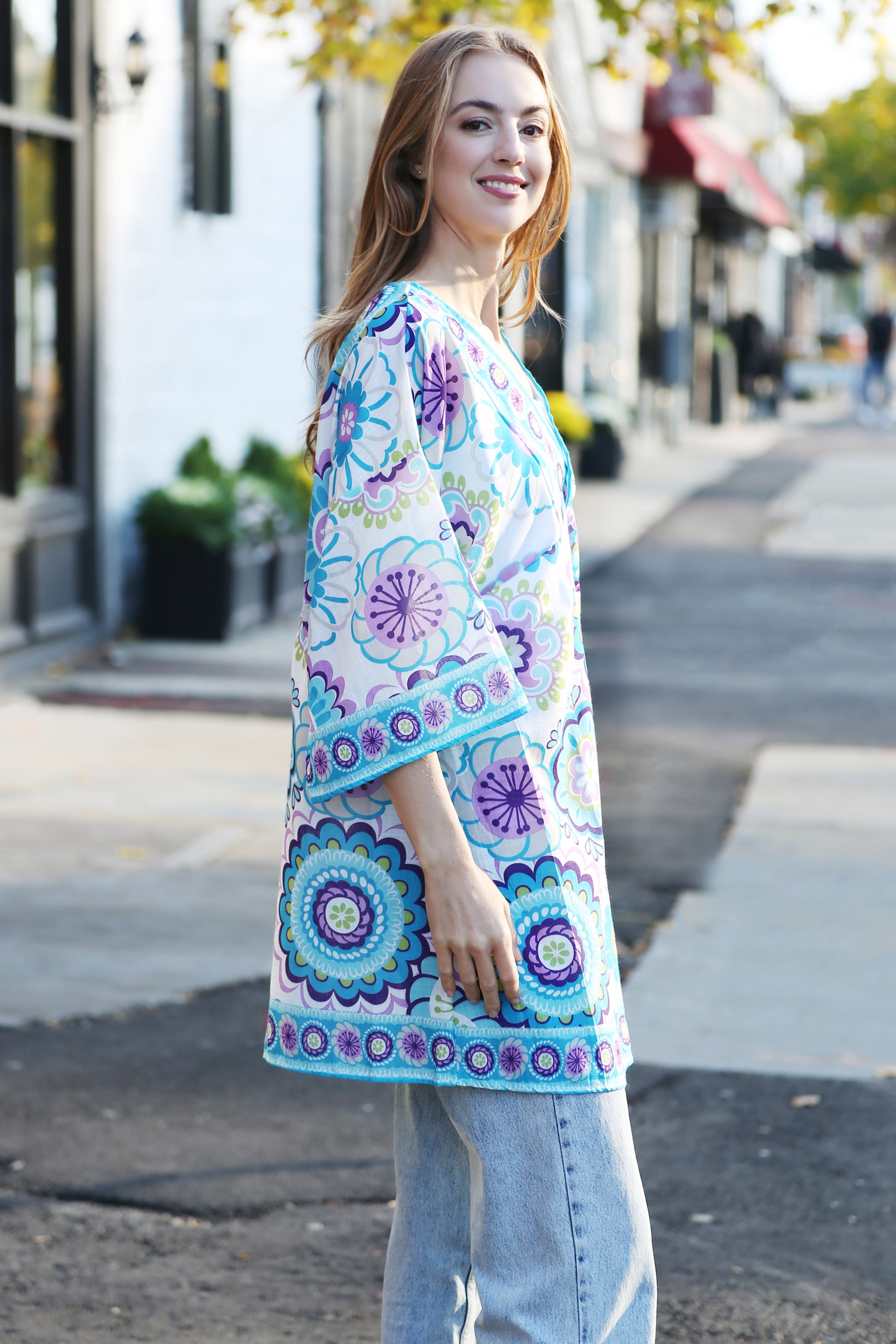 JP5110 - ONE Piece Floral COLOR LONG COVER-UP Dress