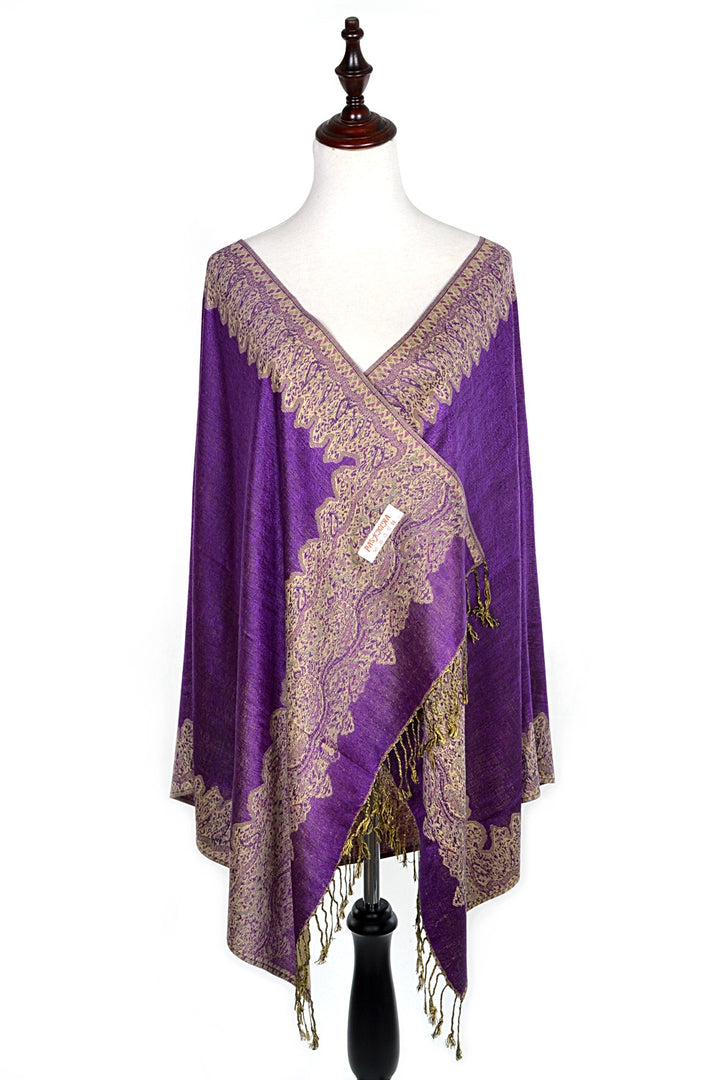 003_17 - One Piece Printed Pashmina Shawl Scarf