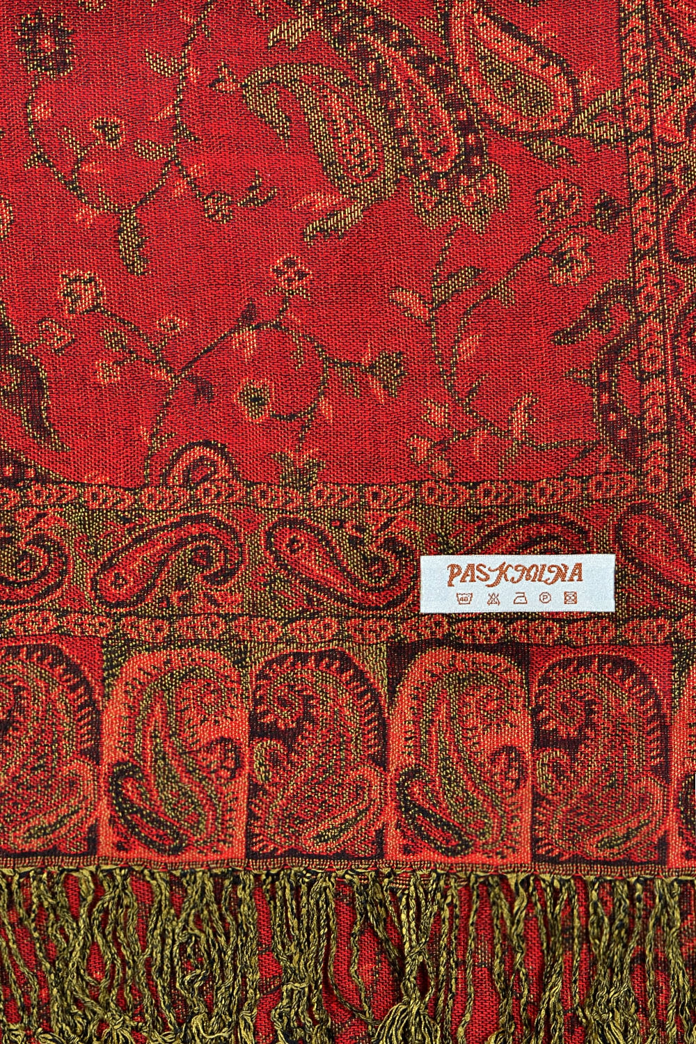 023_1 - One Piece Pasiley Print Pashmina Shawl Scarf