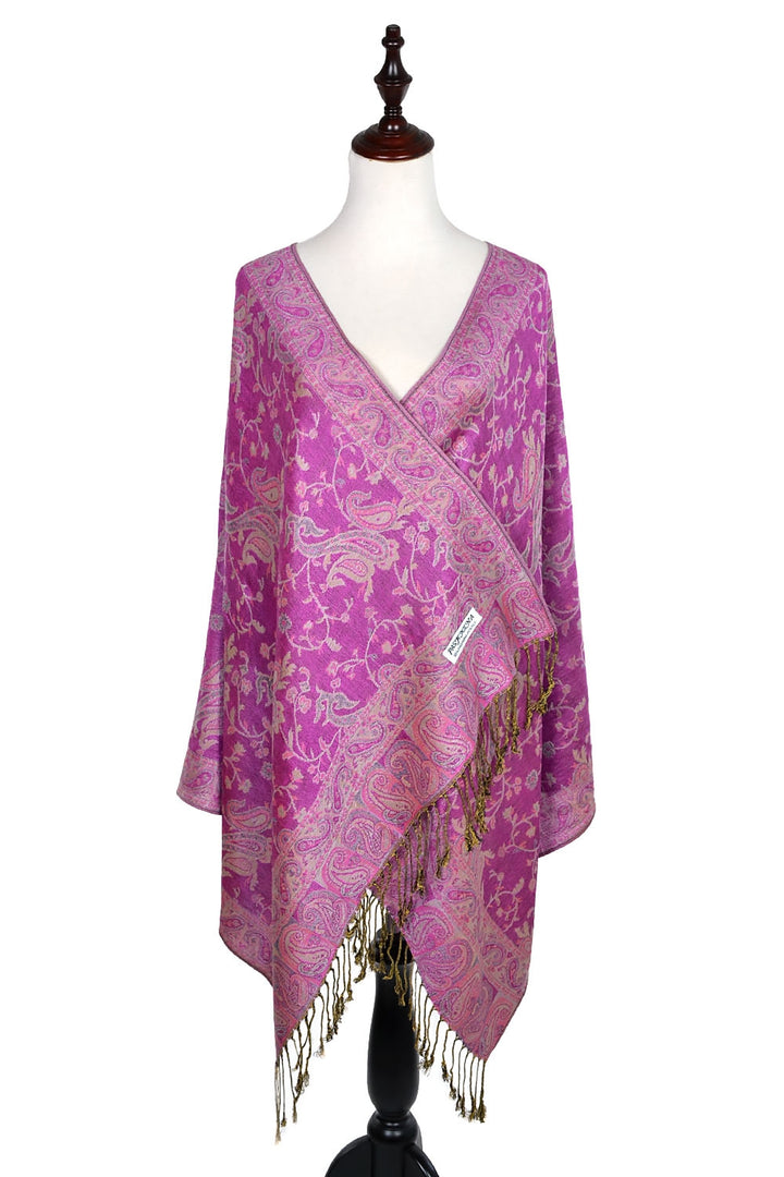023_10 - One Piece Pasiley Print Pashmina Shawl Scarf