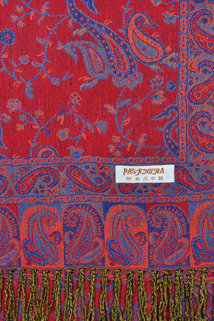 023_11 - One Piece Pasiley Print Pashmina Shawl Scarf