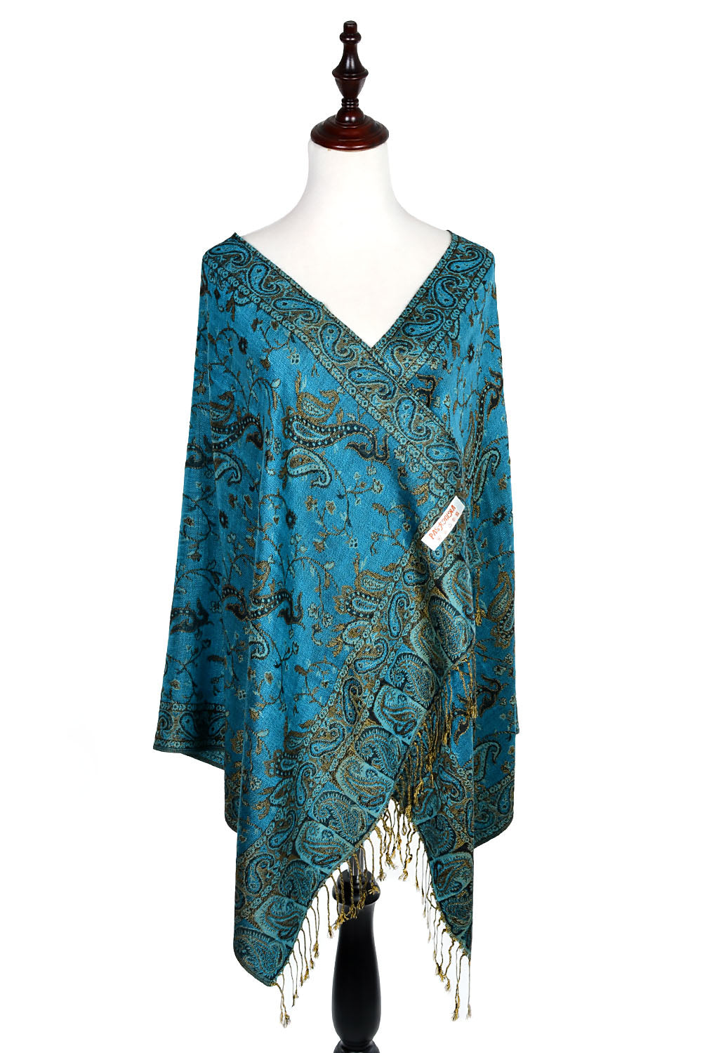 023_13 - One Piece Pasiley Print Pashmina Shawl Scarf